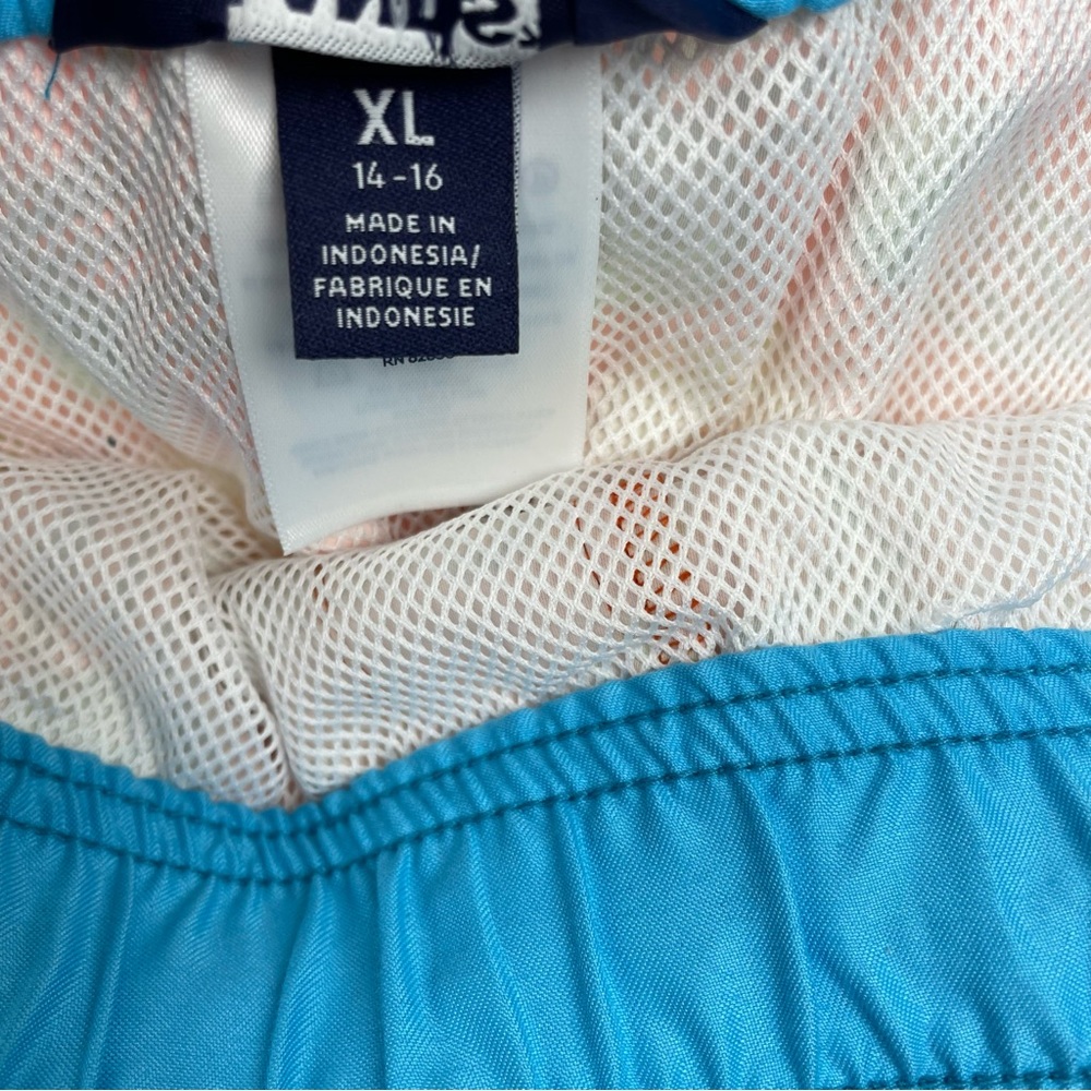 Lands End Orange Jellyfish Swim Shorts - Picture 4 of 5